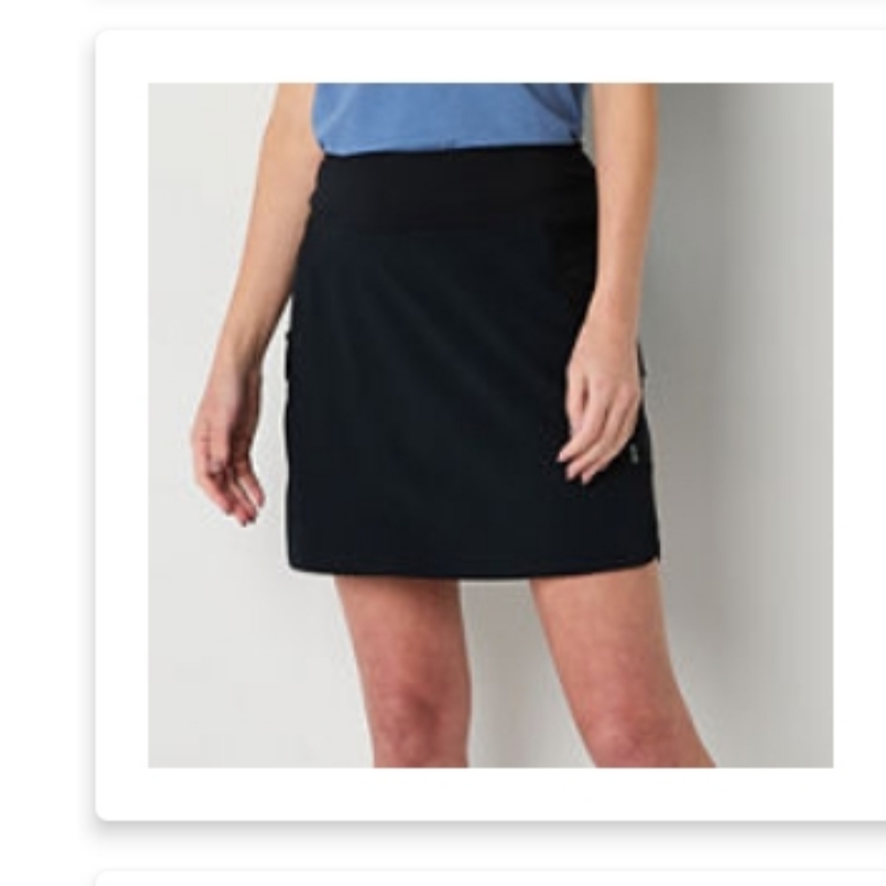 Free Country Women's Skort in Black Size XXL